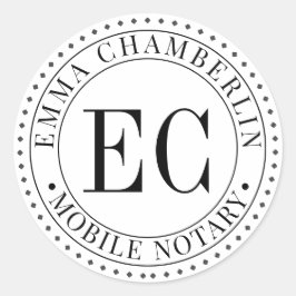 Sticker Rond Publique mobile