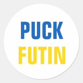 Sticker Rond Puck Futin