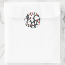 Sticker Rond Puffin