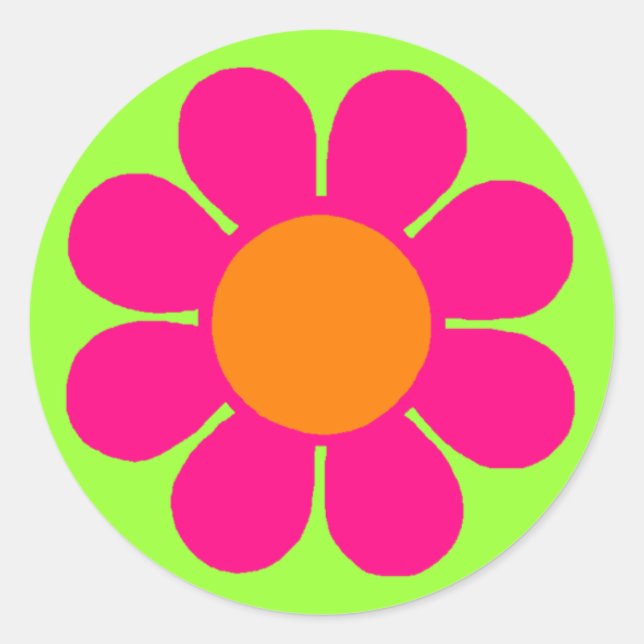 Sticker Rond Puissance de flux (Devant)