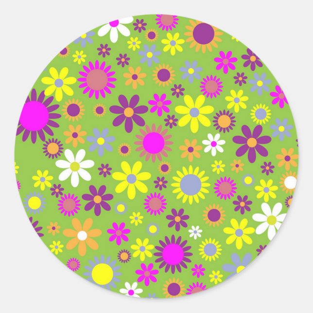Sticker Rond Puissance de flux (Devant)