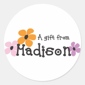 Sticker Rond Puissance des fleurs - Madison