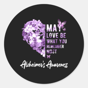 Sticker Rond Puisse aimer être W Vous vous souvenez de la plupa