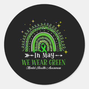 Sticker Rond Puissions-nous porter une sensibilisation écologiq