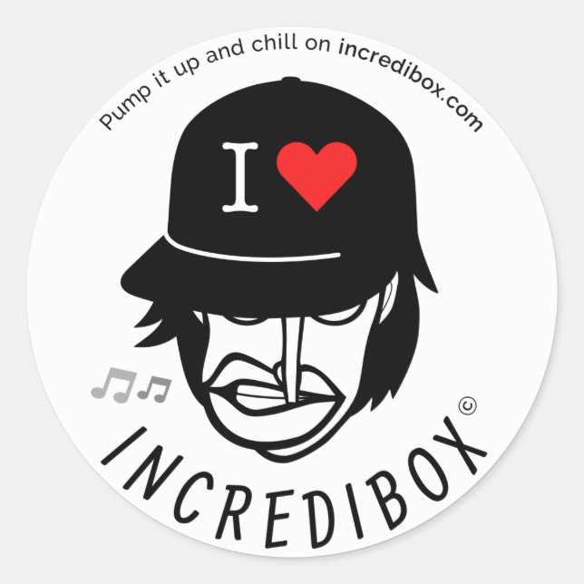 STICKER ROND PUMP IT UP (Devant)