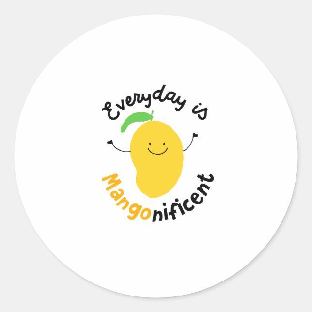 Sticker Rond Pun de mangue (Devant)