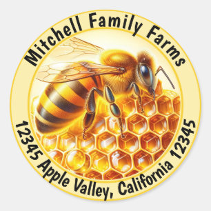 Sticker Rond Pure bière de miel