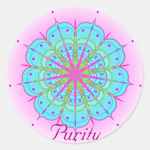 Sticker Rond Pureté (autocollant de vertu)