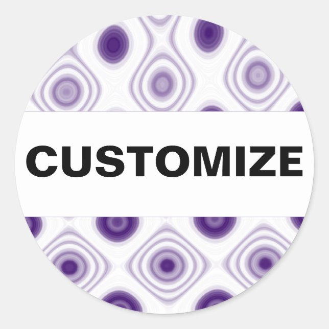 Sticker Rond Purple Daze (Devant)