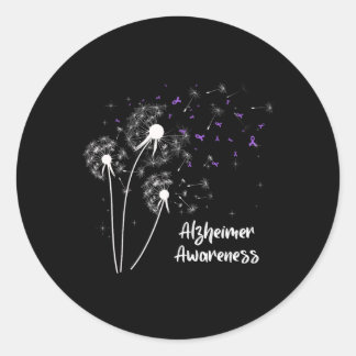 Sticker Rond Purple Heimerheimer Sensibilisation Dandelion Femm