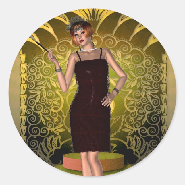 Sticker Rond Putting KRW sur le rabat Ritz Deco II (Devant)