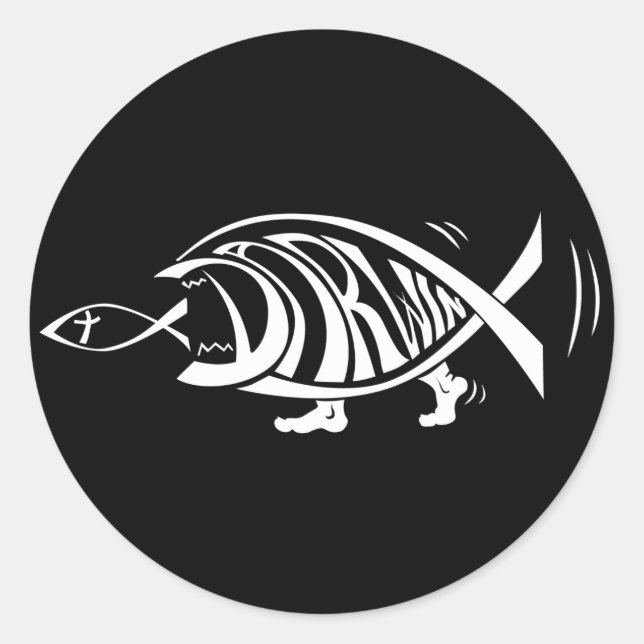 Sticker Rond Putting the Win in Darwin (par sethness@deviantart (Devant)