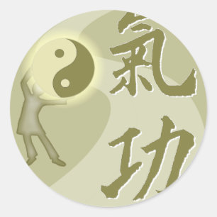Sticker Rond Qi Gong