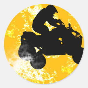 Sticker Rond quads.