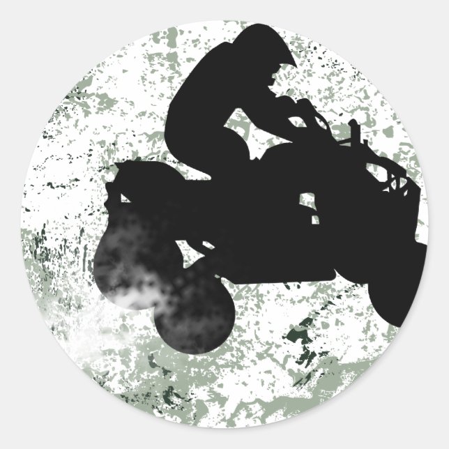 Sticker Rond quads. (Devant)