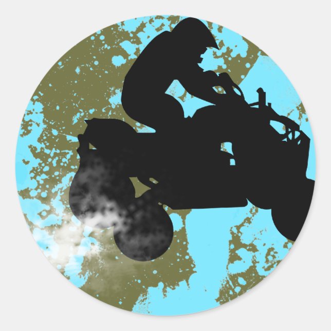 Sticker Rond quads. (Devant)