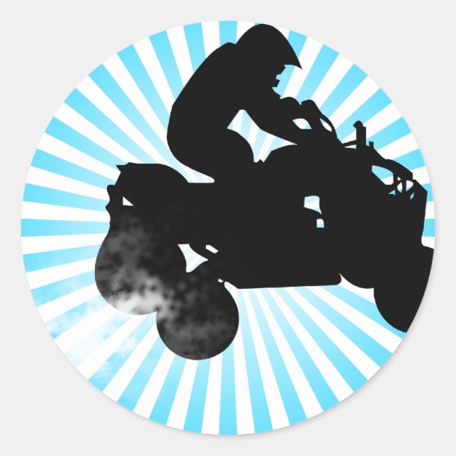 Sticker Rond quads. (Devant)