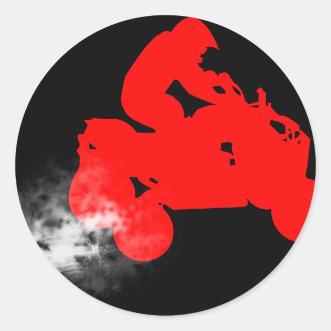 Sticker Rond quads. (Devant)