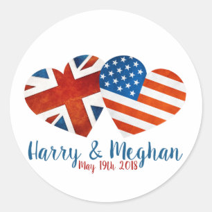 Sticker Rond Quand Harry a rencontré Meghan