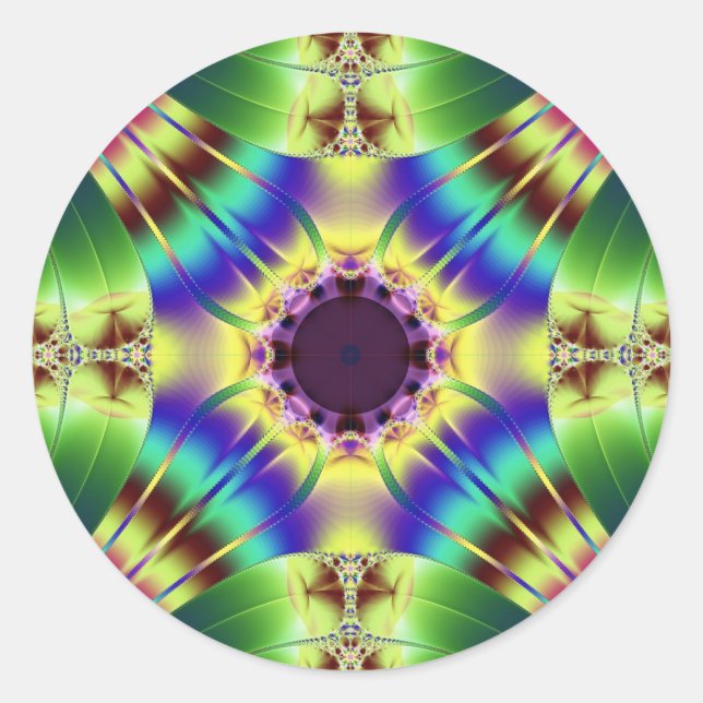 Sticker Rond quatre directions (Devant)