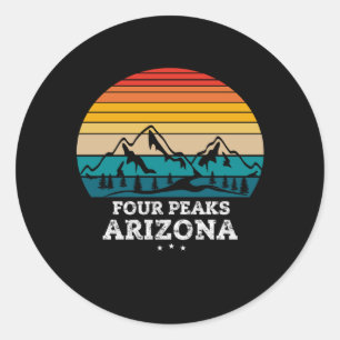 Sticker Rond QUATRE POINTS Arizona