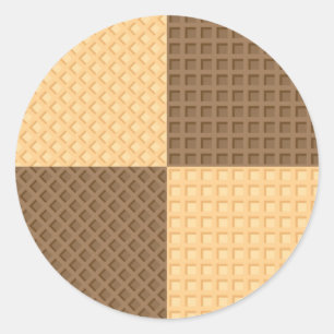 Sticker Rond Quatre Wafers