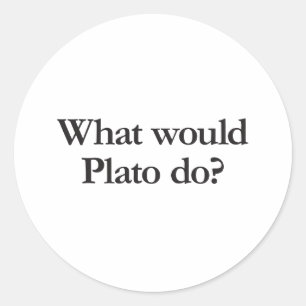 Sticker Rond que ferait plato