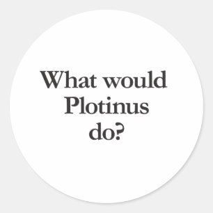 Sticker Rond que ferait plotinus