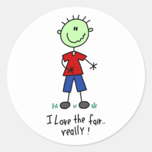 Sticker Rond Queasy Fair Go