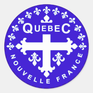 Sticker Rond Québec