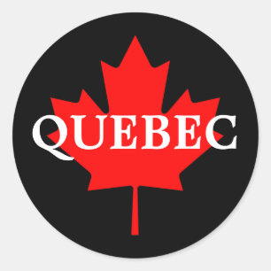 STICKER ROND QUÉBEC