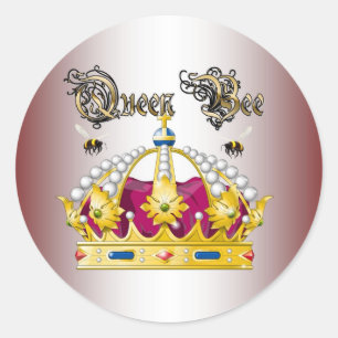 Sticker Rond Queen Bee #2