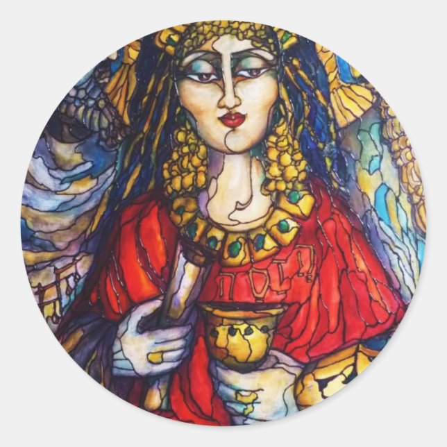Sticker Rond Queen Esther (Devant)