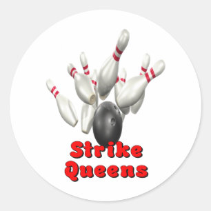 Sticker Rond Queens de grève