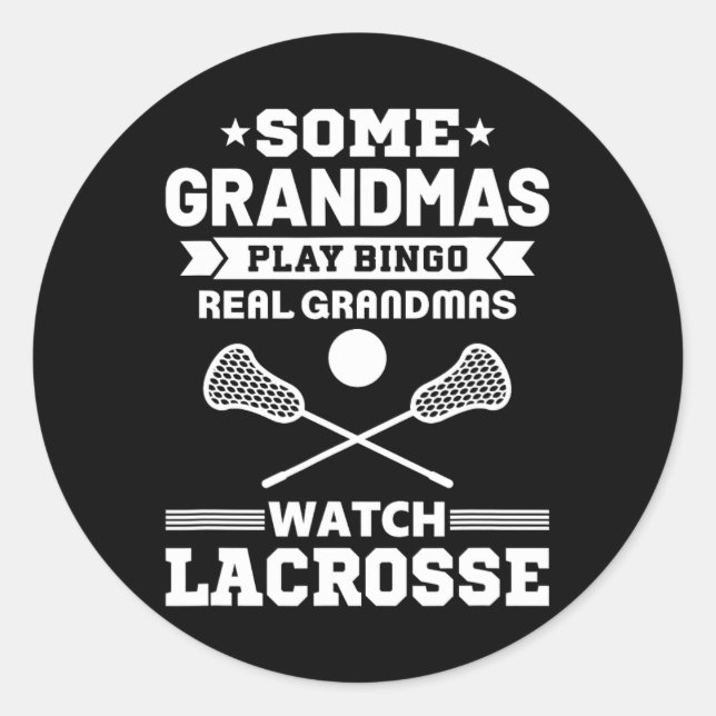 Sticker Rond Quelques grands-mas Jouer Bingo Real Grandmas Rega (Devant)