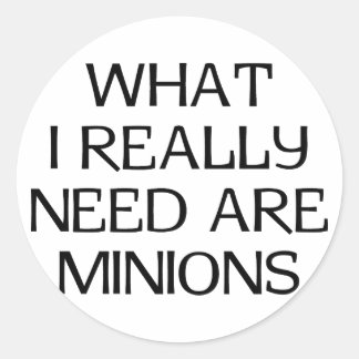 Sticker Rond Quels Minions