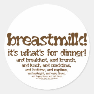 Sticker Rond Qu'est-ce que le dîner ?