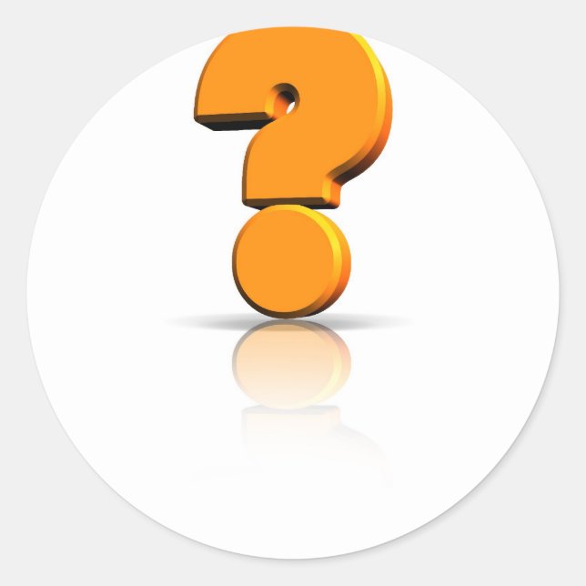 Sticker Rond Question (Devant)
