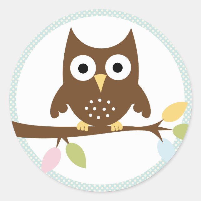 Sticker Rond {qui a un bébé ?} (Devant)