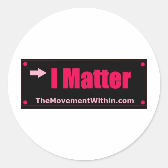 STICKER ROND QUI COMPTE (Devant)
