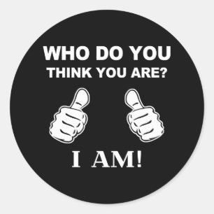 Sticker Rond Qui Pensez-Vous Être Je Suis Viral Funny Bowling