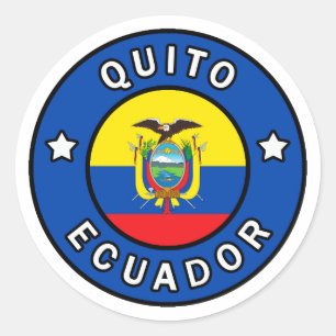 Sticker Rond Quito Équateur