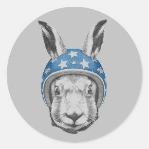 Sticker Rond Rabbit Daredevil