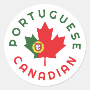 Sticker Rond Racines portugaises canadiennes