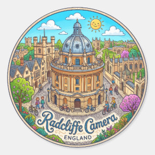 Sticker Rond Radcliffe Camera Angleterre