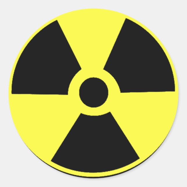 Sticker Rond Radioactif (Devant)