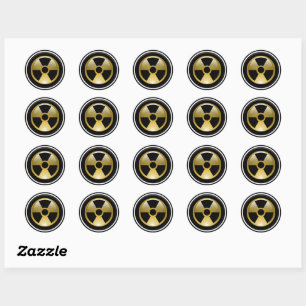 Sticker Rond Radioactif