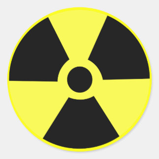 Sticker Rond Radioactif