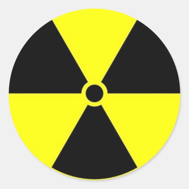 Sticker Rond Radioactif (Devant)