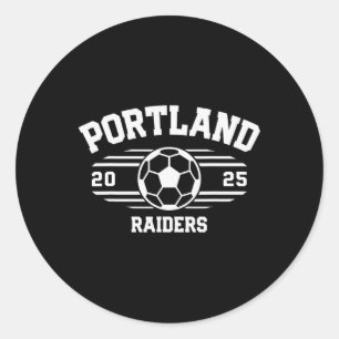Sticker Rond Raiders de Portland Byll de football 2025 